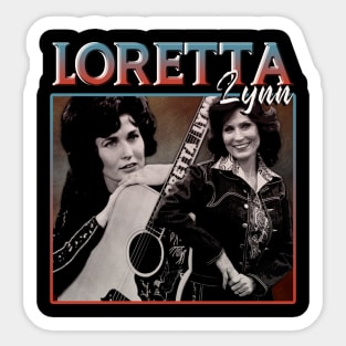 Loretta Country Trailblazer Honor the Musician's Influence with This Tee Sticker